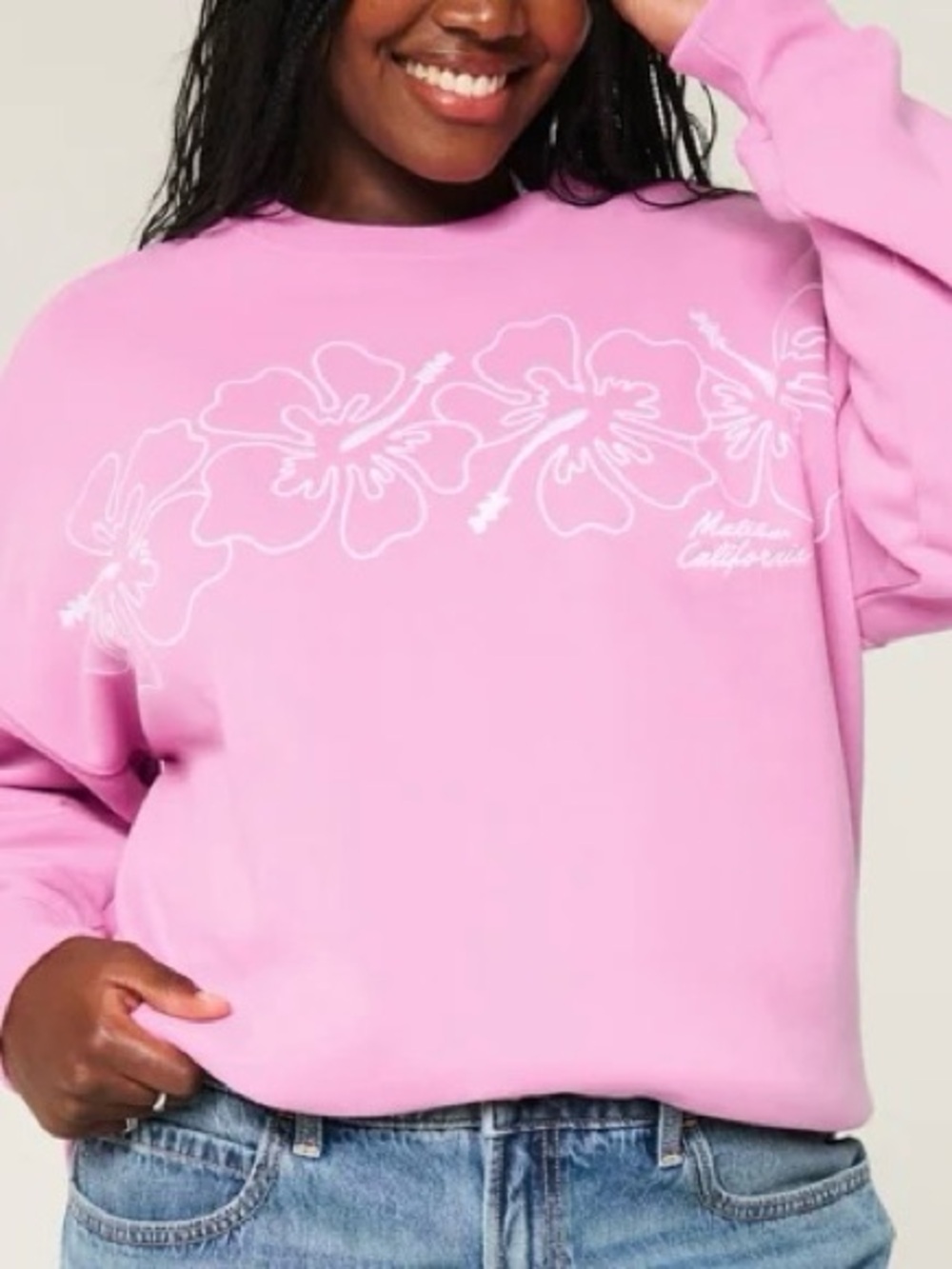 Hollister Oversized Malibu Crewneck
